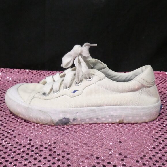 KEDS - Memory Foam Sneakers | 13M | Girls White Crew Kick '75 Shoes - Picture 10 of 15